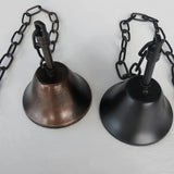 Industrial Pendelleuchte aus Glas und Metall, Schwarz, für Esszimmer