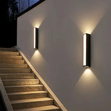 LED-Außenwandleuchte in Schwarz für den Außenbereich, IP65