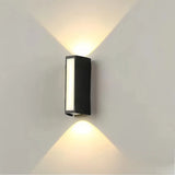LED-Außenwandleuchte in Schwarz für den Außenbereich, IP65