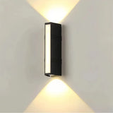 LED-Außenwandleuchte in Schwarz für den Außenbereich, IP65