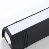 LED-Außenwandleuchte in Schwarz für den Außenbereich, IP65