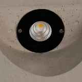 LED-Pollerleuchte aus Beton mit IP65 für den Garten