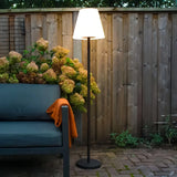 LED-Solar-Stehlampe für Terrasse und Garten, RGB-Farbwechsel