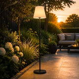 LED-Solar-Stehlampe für Terrasse und Garten, RGB-Farbwechsel