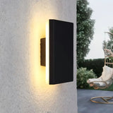 LED Außenwandleuchte aus Metall – Modernes Design, IP65 wasserdicht