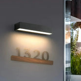 Moderne LED-Außenwandleuchte für Hausnummernbeleuchtung, IP65