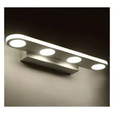 LED Badezimmer-Wandleuchte in Weiß, modern, dimmbar, IP44