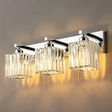 LED Badezimmer-Wandleuchte mit Kristall-Lampenschirm, IP44