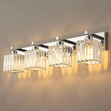LED Badezimmer-Wandleuchte mit Kristall-Lampenschirm, IP44