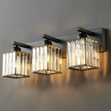 LED Badezimmer-Wandleuchte mit Kristall-Lampenschirm, IP44