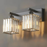 LED Badezimmer-Wandleuchte mit Kristall-Lampenschirm, IP44