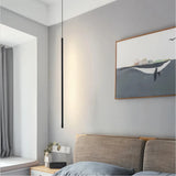 Kleine schwarze Pendelleuchte höhenverstellbar für Schlafzimmer