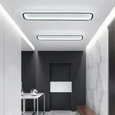 LED Deckenleuchte flach rechteckig, minimalistisches Design, Dimmbar