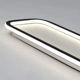 LED Deckenleuchte flach rechteckig, minimalistisches Design, Dimmbar