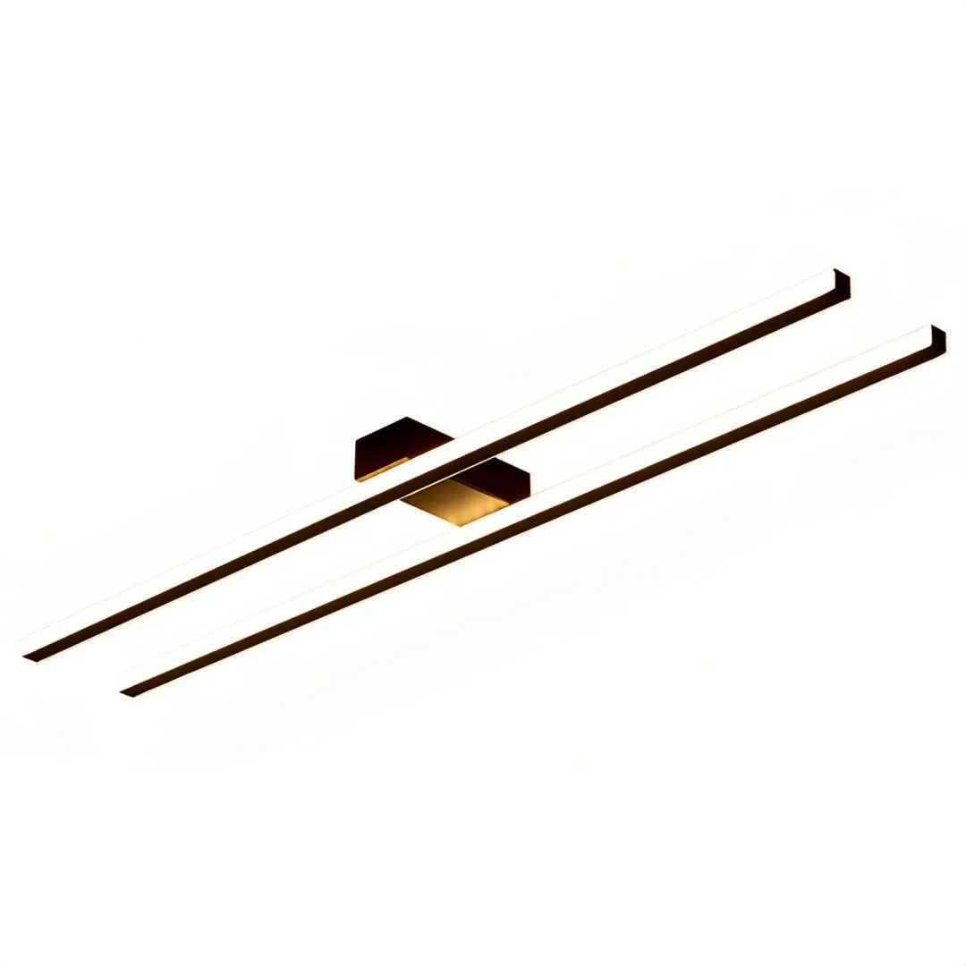 Flache längliche LED-Deckenleuchte mit integrierter LED