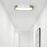 Skandinavische ovale LED-Deckenleuchte