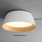 LED Deckenleuchte rund dimmbar skandinavisches Design für Schlafzimmer