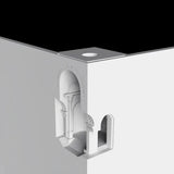 LED Einbau Gipswandleuchte mit Bewegungssensor für Ecken
