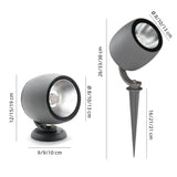 LED Gartenstrahler mit Erdspieß IP65 für Garten
