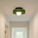 LED Glas-Deckenleuchte im Morandi-Stil für Flur und Eingangsbereich