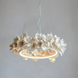 Dimmbare LED Pendelleuchte im Blumen-Design für Wohnzimmer