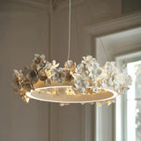 Dimmbare LED Pendelleuchte im Blumen-Design für Wohnzimmer