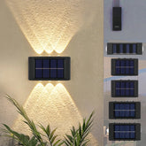 LED Solar-Außenwandleuchte IP65 für Terrasse und Veranda
