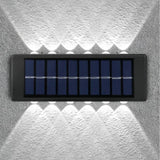 LED Solar-Außenwandleuchte IP65 für Terrasse und Veranda