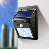 LED Solar-Außenwandleuchte mit Bewegungsmelder, IP65
