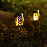 LED Solar-Erdspießleuchte für den Garten, IP65, Schwarz