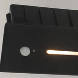 LED Treppen-Wandeinbauleuchte rechteckig mit Bewegungsmelder, IP65