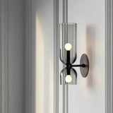 LED Wandleuchte aus Glas, Up-&-Down Licht, modern, für Schlafzimmer