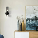 LED Wandleuchte aus Glas, Up-&-Down Licht, modern, für Schlafzimmer