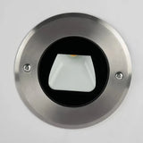 LED Außen-Wandeinbauleuchte rund IP65 aus Edelstahl
