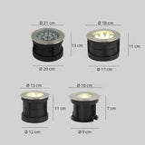 LED Außenstrahler wasserdicht IP68 aus Edelstahl für den Garten