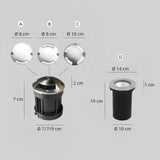 LED Bodeneinbauleuchte IP65 für Balkon und Terrasse