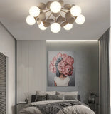 Kinderzimmer Deckenlampe mit Kugelform aus Glas