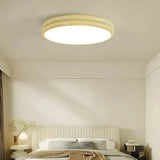 LED Deckenleuchte rund, dimmbar mit Fernbedienung, skandinavisches Design, ideal für Schlafzimmer