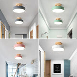 LED Deckenleuchte rund für den Flur im skandinavischen Stil