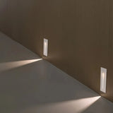 LED Treppen-Wandeinbauleuchte rechteckig mit Bewegungsmelder, IP65