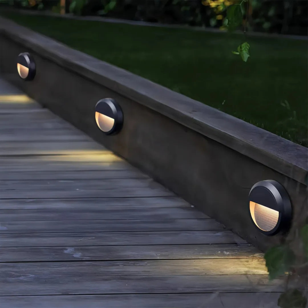 LED Treppenleuchte außen in quadratischer Form