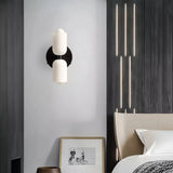 LED Wandleuchte Up Down aus Glas für Esszimmer