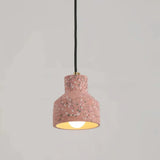 Moderne Pendelleuchte aus Zement fürs Schlafzimmer