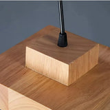Skandinavische Pendelleuchte aus Holz und Metall für Esstisch & Esszimmer