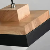 Skandinavische Pendelleuchte aus Holz und Metall für Esstisch & Esszimmer