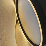 Moderne LED-Deckenleuchte mit Ringen, dimmbar – ideal für Schlafzimmer