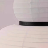 Pendelleuchte im japanischen Stil aus Stoff für Esszimmer