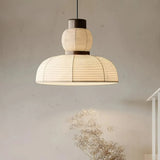 Pendelleuchte im japanischen Stil aus Stoff für Esszimmer