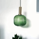 Vintage Glas-Pendelleuchte für das Esszimmer