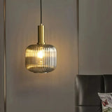 Vintage Glas-Pendelleuchte für das Esszimmer